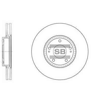 Тормозной диск HI-Q SD1069 Винница