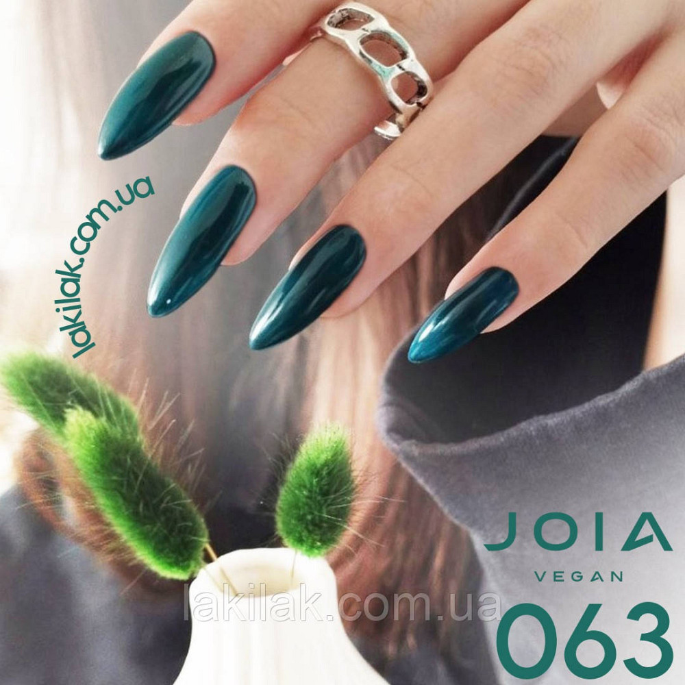 Гель-лак JOIA vegan 063 темний смарагд, 6 мл Херсон - изображение 1