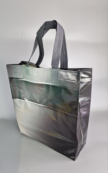 Сумка полипропиленовая с цветным рисунком  (30*38) №1 Кожа змеи  (1 шт) Харьков - изображение 2