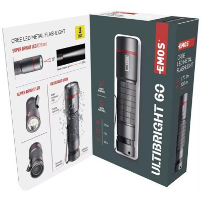 Ліхтар EMOS P3160 170Lm 1AAA Metal (P3160) Вінниця - фото 4