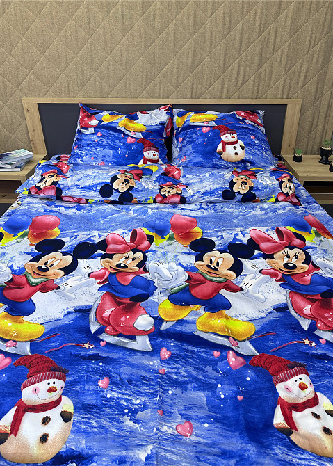 Комплект детского постельного белья Фланель, Koloco Полуторный 150х210 с разноцветным принтом (88-067) Киев - изображение 6