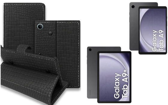 Книжка-трансформер для планшета Samsung Galaxy Tab A8 10.5 (X200), колір Black Krokodil Black Київ
