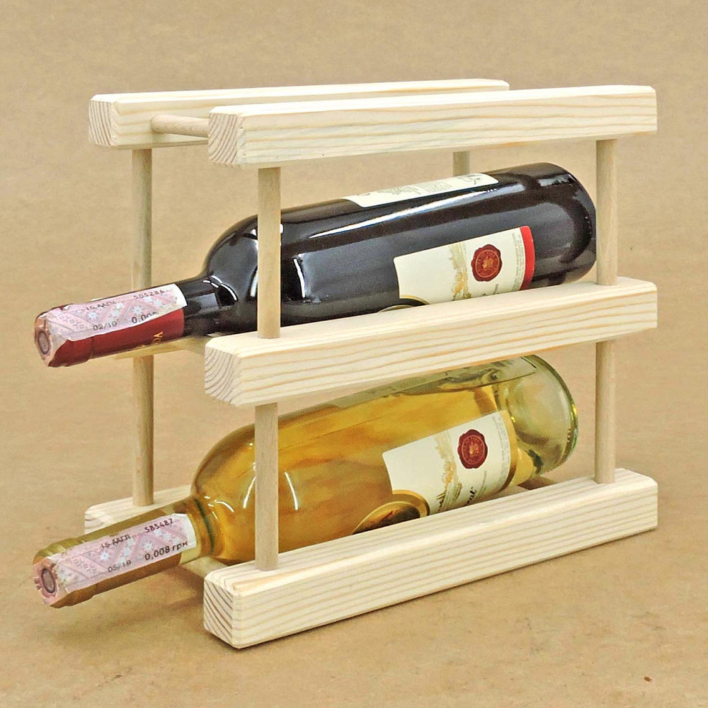 Настольная винная полка 