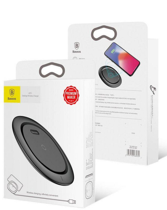 Бездротовий зарядний пристрій Baseus Wireless Charger UFO Desktop (WXFD-01) Николаев - изображение 7