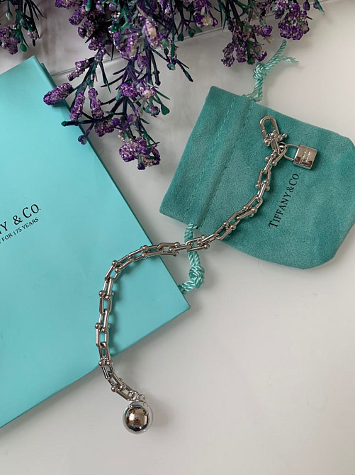 Стильный браслет цепь Тиффани Tiffany под серебро. Есть упаковка Тиффани, идеально на подарок! Одесса - изображение 4