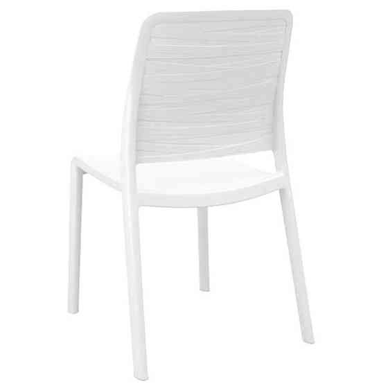 Стілець садовий пластиковий Evolutif Charlotte Deco Chair, білий Київ