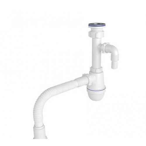 Сифон для умивальника з відводом для пральної машини Аніпласт С0315 Харків