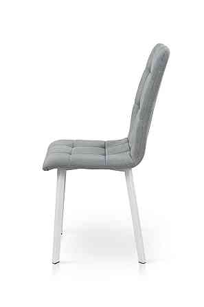 Стілець Трініті, метал білий/тканина світло сіра Київ