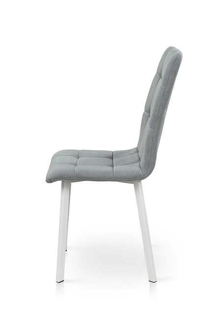 Стілець Трініті, метал білий/тканина світло сіра Київ - фото 3