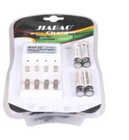 Комплект Зарядное + батарейки пальчик JIABAO 212AA 4 штуки Ni-MH AA 1.2V 3278 Одесса - изображение 8