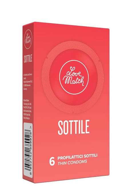 Презервативи - Sottile (Thin), 6 шт. Sex Aura Київ - фото 2