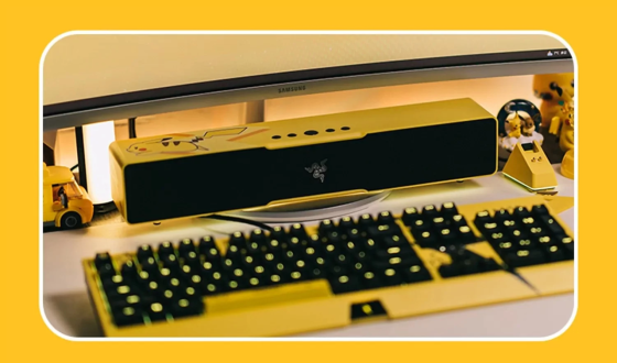 Ігровий саундбар колонка Razer Leviathan V2 X Pokemon Pikachu limited edition (Жовтий) Вінниця