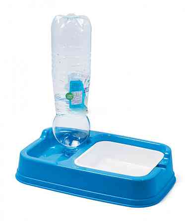 Диспенсер для корму та води 34 x 20.5 x 7 см Київ