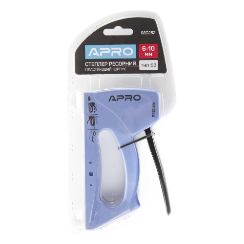 Степлер для скоб 6-10мм ресорного типу пластиковий корпус APRO Житомир - изображение 3