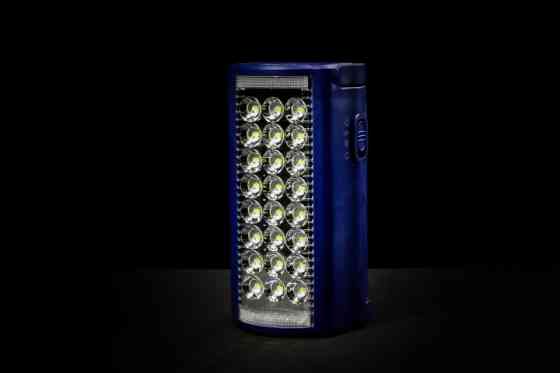 Фонарь ALMINA переносной светодиодный с повербанком 24 LED, ЗУ 220V, сменный аккумулятор 6В Power Bank Київ