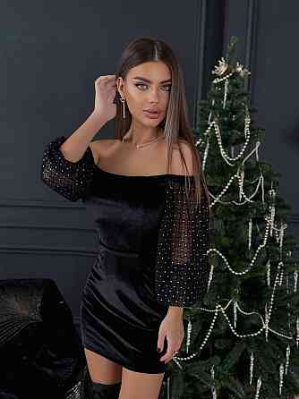 Женское элегантное праздничное платье велюр бархат Одесса