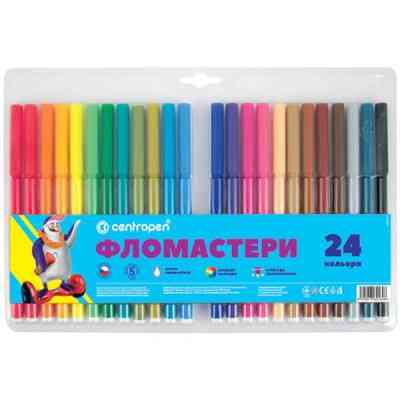 Фломастери Centropen 7790/24 Washable, 24 colors (7790/24 ТП) Вінниця