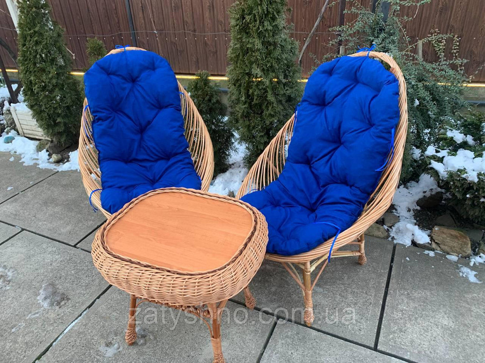 Мебель плетеная, с накидками, комплект Киев - изображение 8