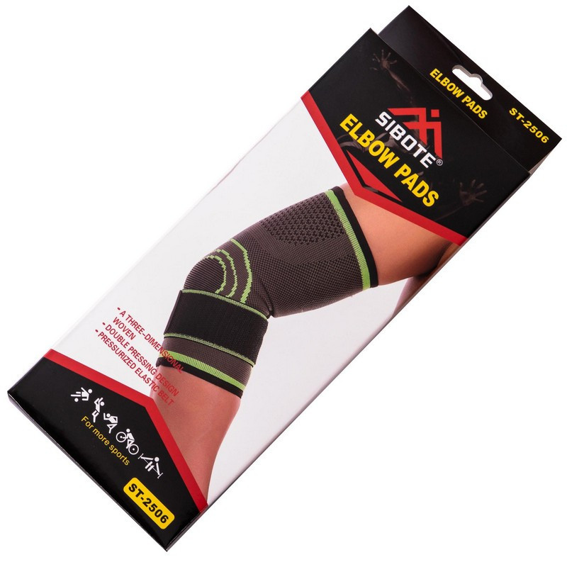 Бандаж для локтевого сустава с фиксирующим ремнем ST-2506 Вишнёвое - изображение 4