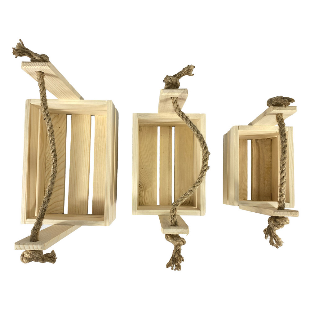 Набір садових ящиків для квітів або зберігання речей 3 шт, великий 26х18х10, середній 21х15х10, малий 16.5х12х10 Кам'янець-Подільський - фото 4