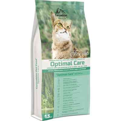 Сухий корм для кішок Carpathian Pet Food Optimal Care 1.5 кг (4820111140961) Вінниця