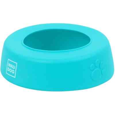 Посуда для собак WAUDOG Silicone Миска-непроливайка 750 мл голубая (50782) Винница