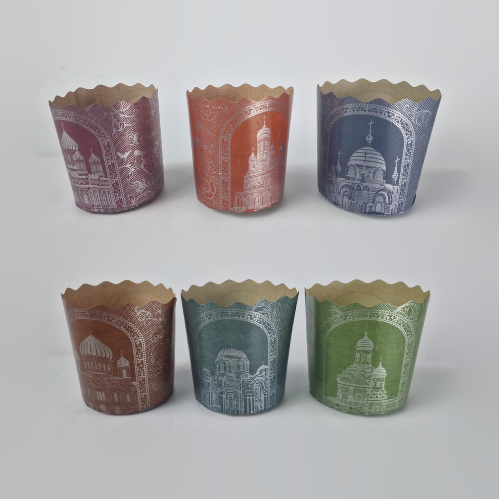 Форми для Пасок 150 гр d70 h85 Срібні собори 50 шт/пач. Харків - фото 1