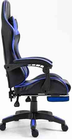 Компьютерное геймерское кресло черно-синее огнигровое. Харьков