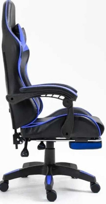 Компьютерное геймерское кресло черно-синее огнигровое. Харьков - изображение 4