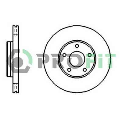 Гальмівний диск Profit 5010-1222 Вінниця
