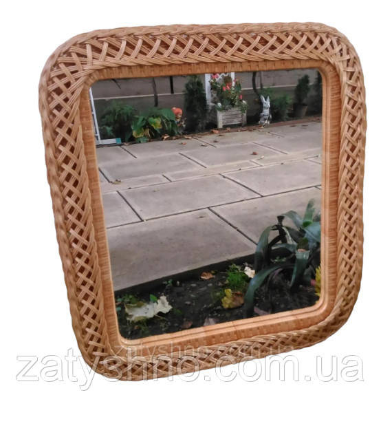 Дзеркало з лози велике Київ - фото 1