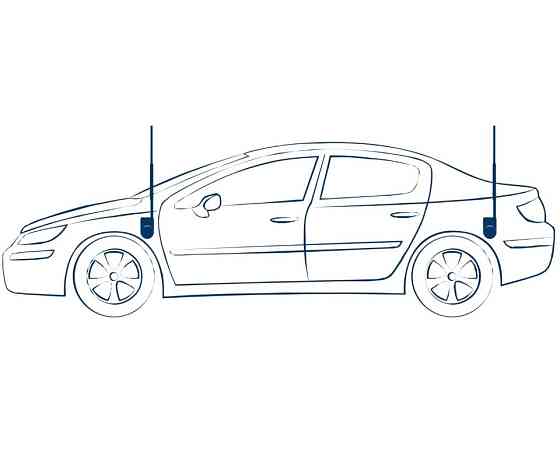 Антенна автомобильная Blaupunkt AUTOJET 25 Black Харків