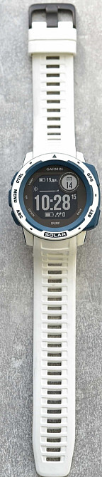 Смарт-Часи Garmin Instinct Solar White Surf GPS компас. Київ - фото 7
