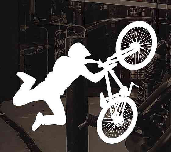 Виниловая наклейка на авто и любую поверхность в Любых размерах - BMX Черновцы