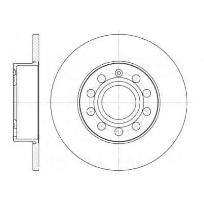 Тормозной диск REMSA 6650.00 Винница