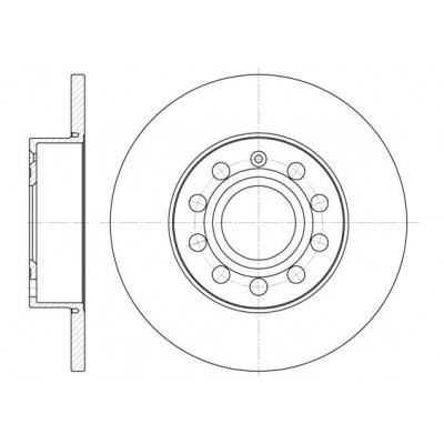 Гальмівний диск REMSA 6650.00 Вінниця - фото 1