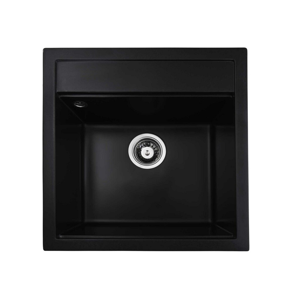 VALESO Гранітна мийка для кухні VALESO FIESTA 5149 матова Чорна Коломыя - изображение 1