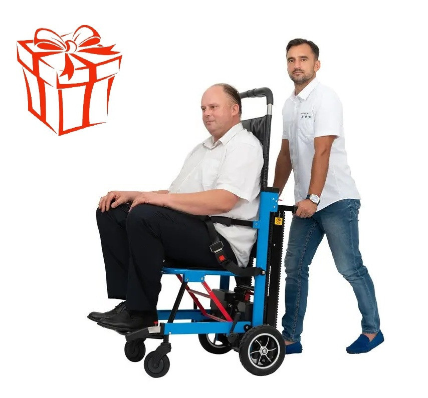 Лестничный подъемник для инвалидов MIRID SW01. Увеличенные задние колеса. Регулировка скорости Днепр - изображение 1