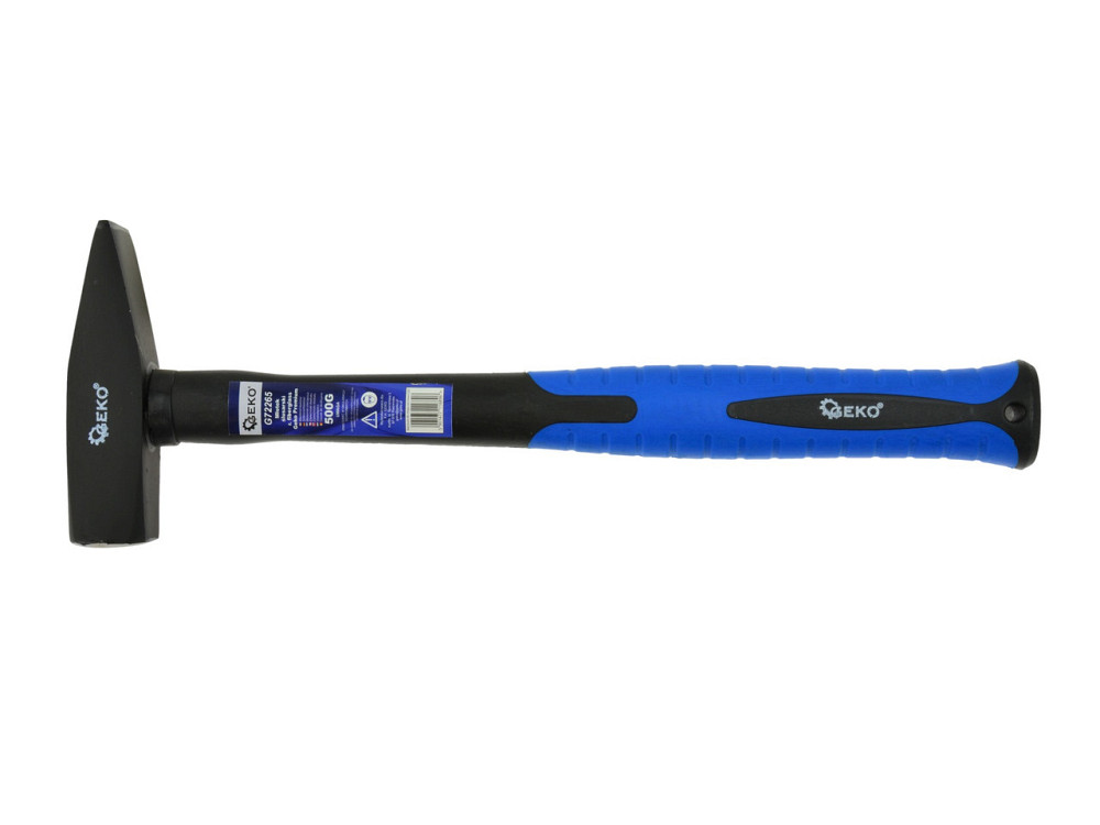 Молоток слюсарний "GeKo"-premium 0,5 кг з ручкою зі скловолокна покритого TPR Київ - фото 1
