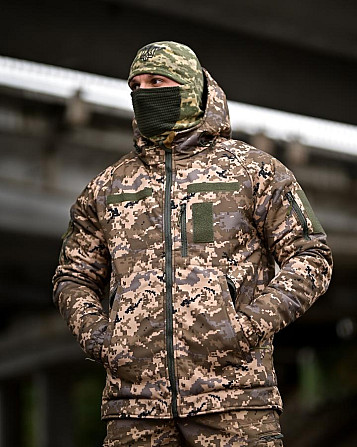 Зимовий тактичний костюм gamma original піксель ПП8166 Київ - фото 6