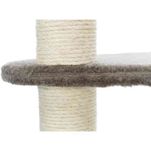 Дряпка-комплекс Trixie Altea для котів з іграшкою на мотузці сизаль/плюш сіра 40х40х117 см Київ