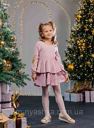 Дитяче плаття з вишивкою на рукавах Поділля-колоски Кривий Ріг