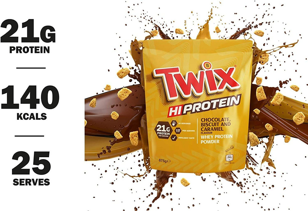 Протеїн Mars Twix Hi Protein Powder 455 г, Chocolate, Biscuit &amp; Caramel Луцьк - фото 3