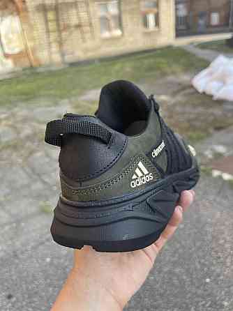 Кросівки осінь-весна натуральна шкіра чоловічі колір хакі 386-ч/з Харьков