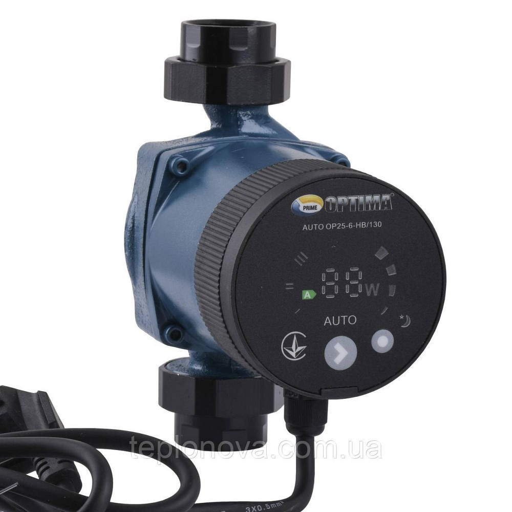 Насос циркуляционный энергосберегающий  Optima PRIME OP25-60AUTO 130мм + гайки Черновцы - изображение 2