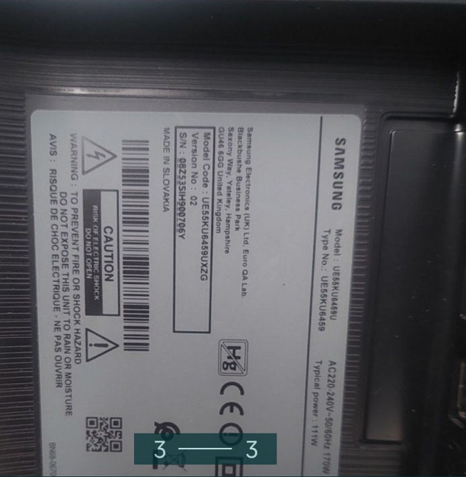 Телевизор Samsung 55