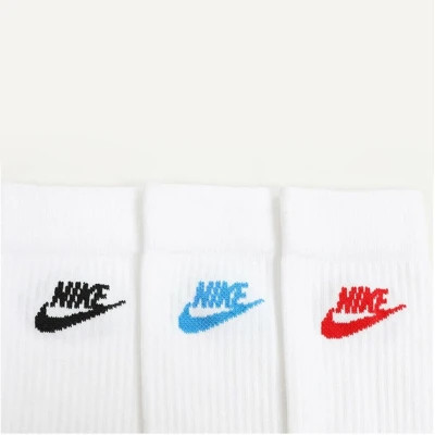 Носки Nike U NK NSW EVERYDAY ESSENTIAL CR 3PR DX5025-911 38-42 3 пари Білий/Мультиколор (196148785739) Винница - изображение 5