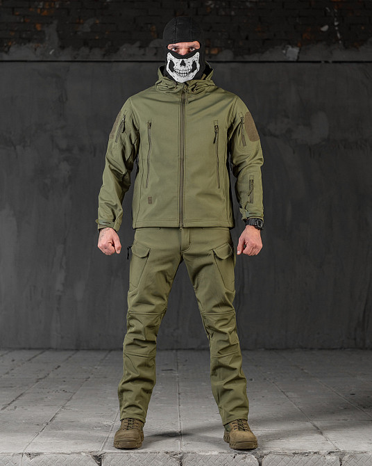 Костюм чоловічий такічний софт йшов олива осінь весна зима Одеса - фото 9