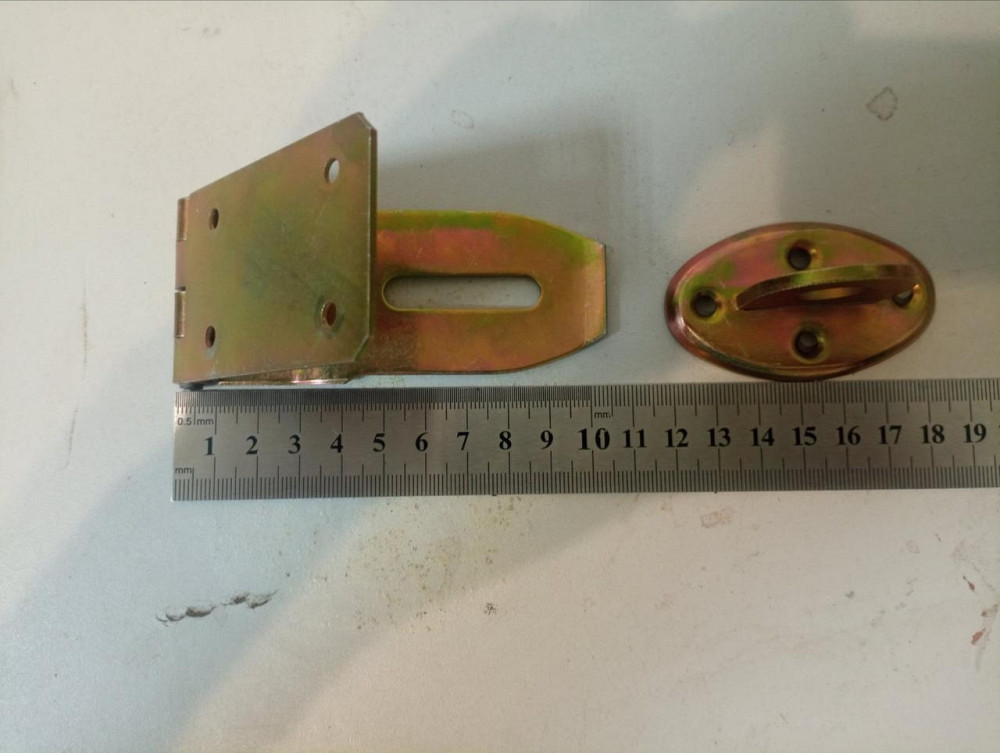 Скоба-завіса колодки  45х175мм, оцинк жовтий "P-o" Київ - фото 3