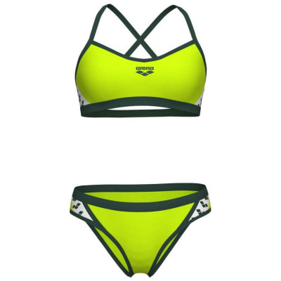 Купальник Arena Icons Bikini Cross Back Solid 005037-660 Салатовий 44 (3468337529279) Вінниця - фото 6